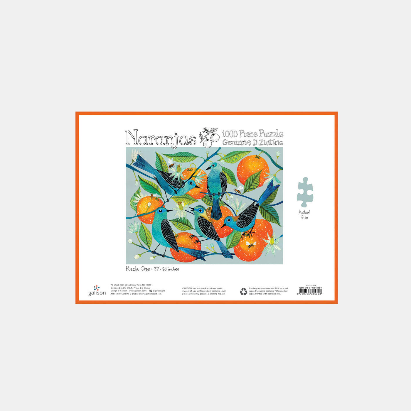 Genine Zlatkis Naranjas 1000 pcs puzzle