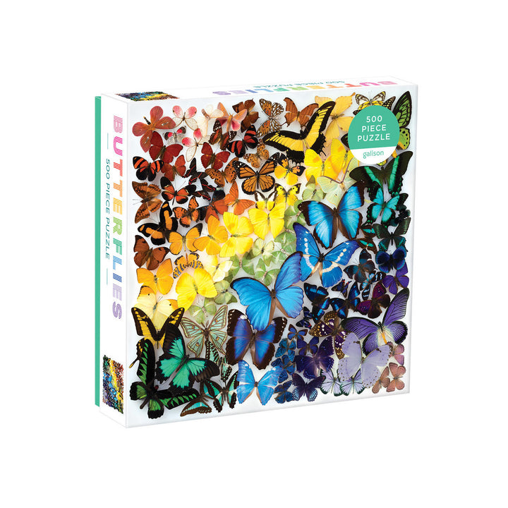 Rainbow Butterflies 500 pcs Family Puzzle