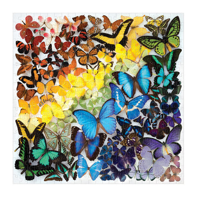 Rainbow Butterflies 500 pcs Family Puzzle