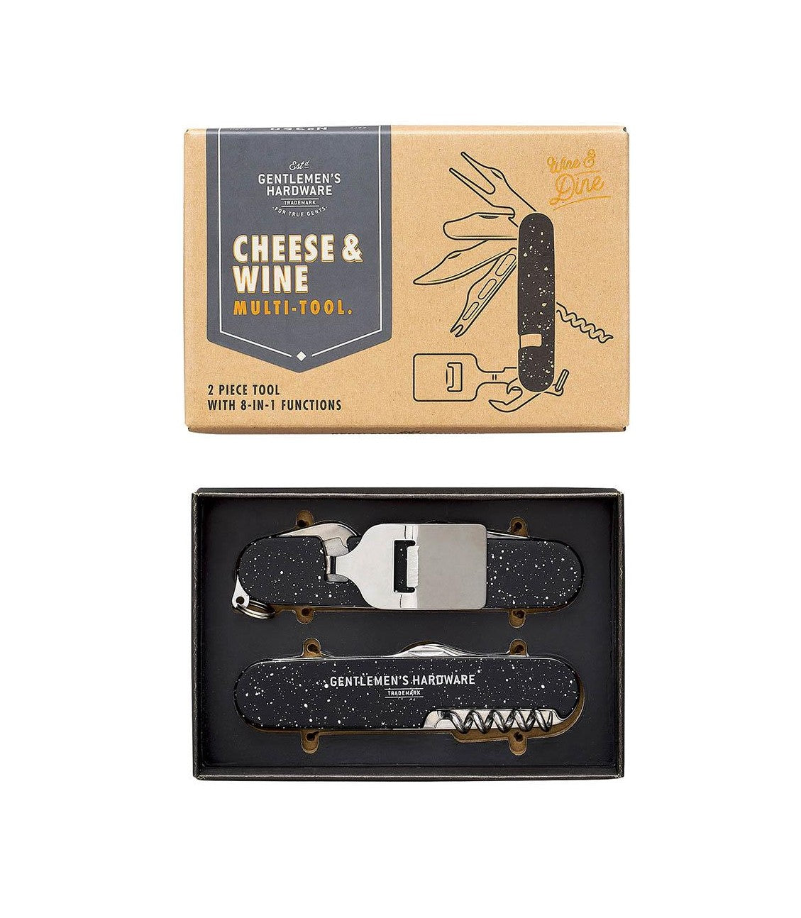 GENTLEMEN'S HARDWARE Cheese and Wine Tool