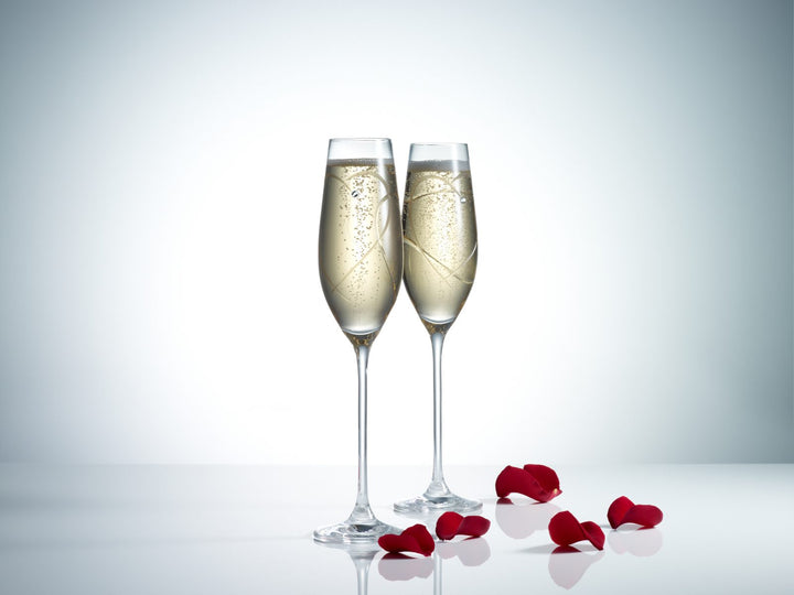 Royal Doulton Flutes Two Hearts Set Of 2