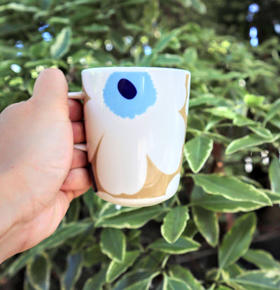 Marimekko Oiva/Unikko mug 2.5 dl - Beige