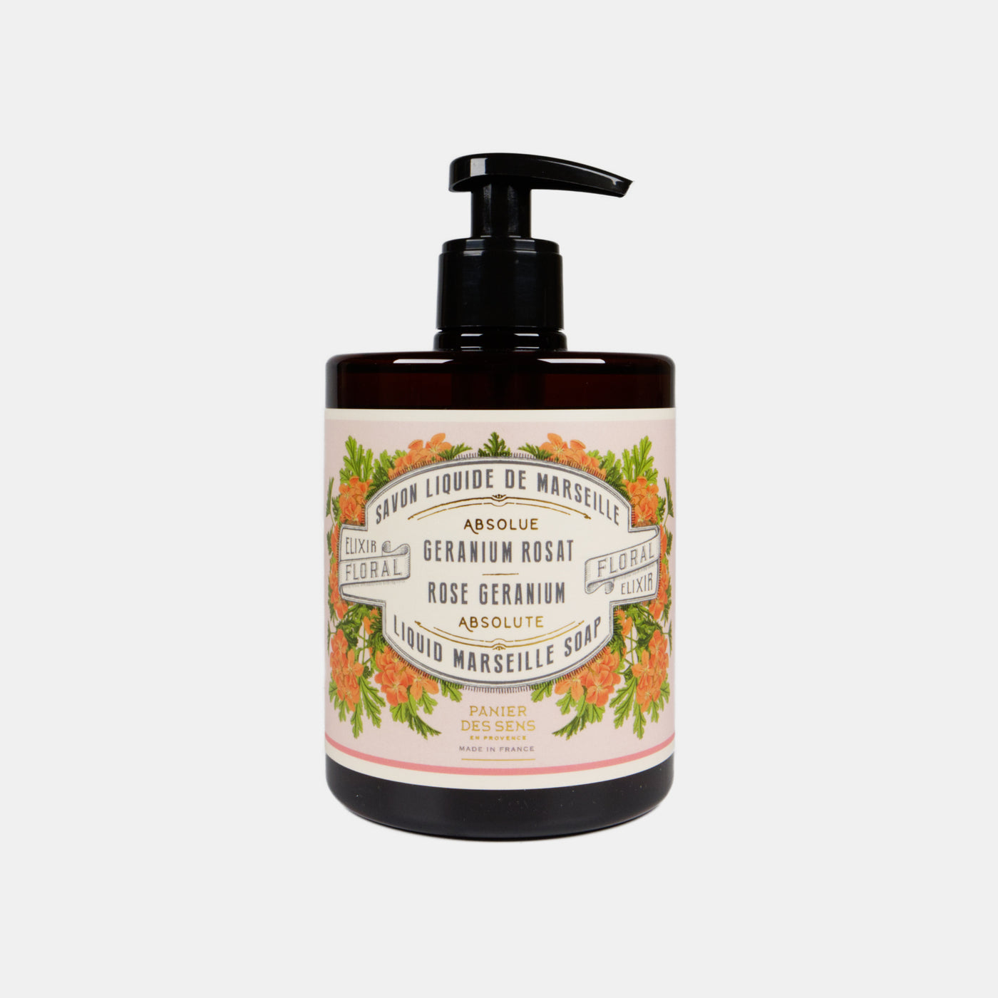 Rose Geranium Marseille Liquid Soap