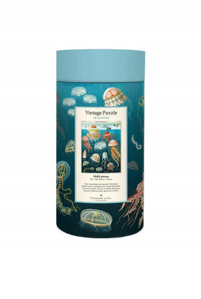 Cavallini & Co. Jellyfish Vintage Puzzle - 1000 pieces