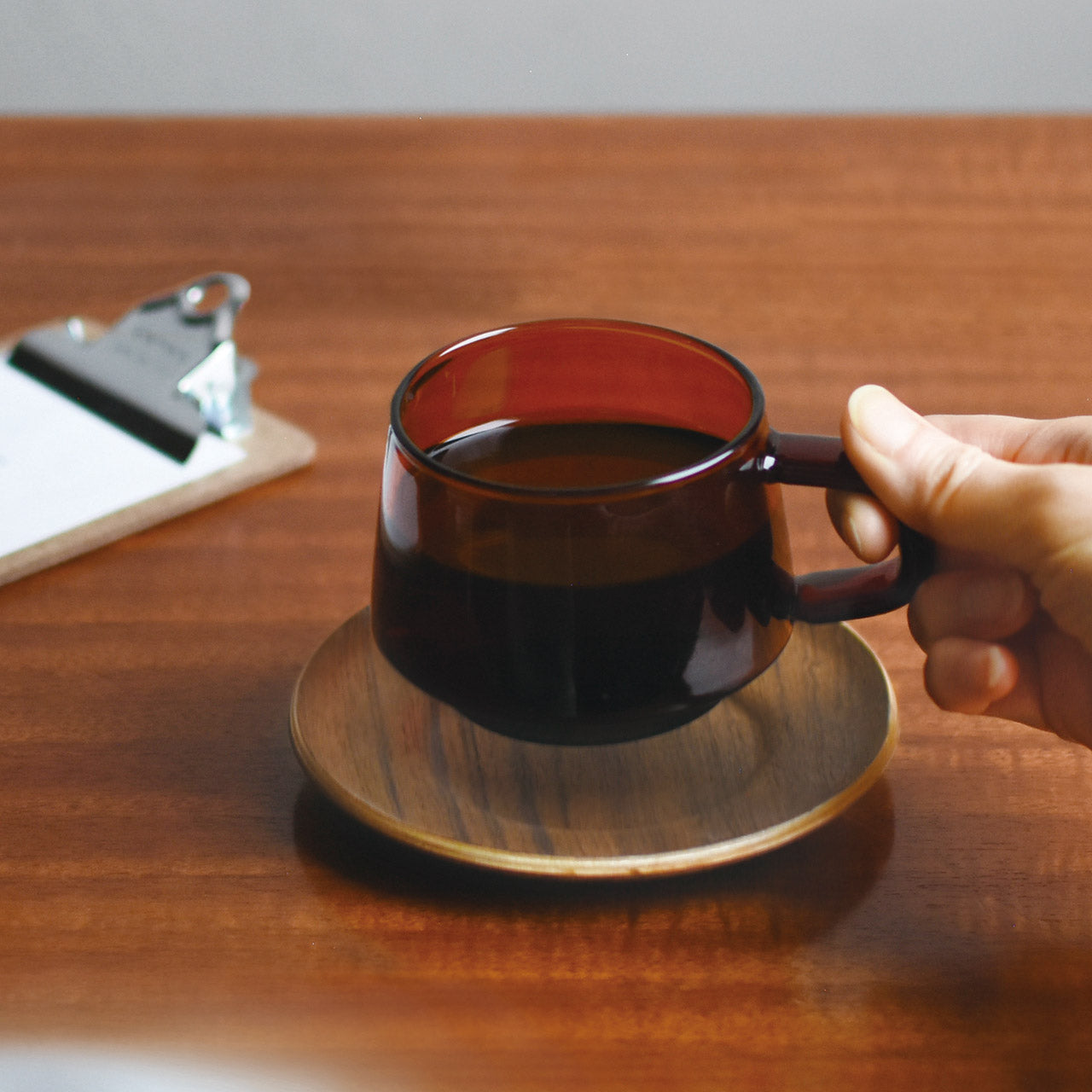 Sepia Cup & Saucer - 270ml