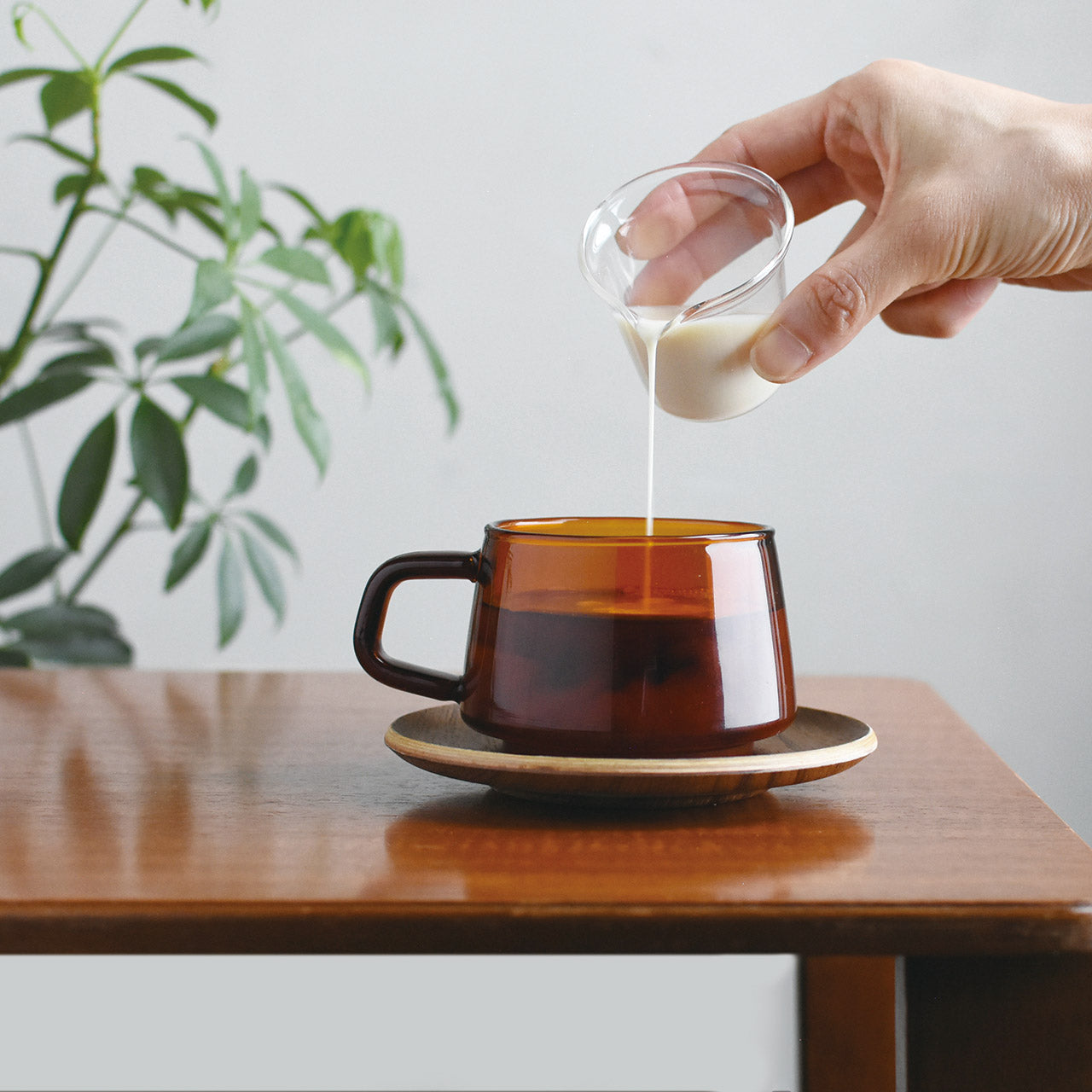 Sepia Cup & Saucer - 270ml