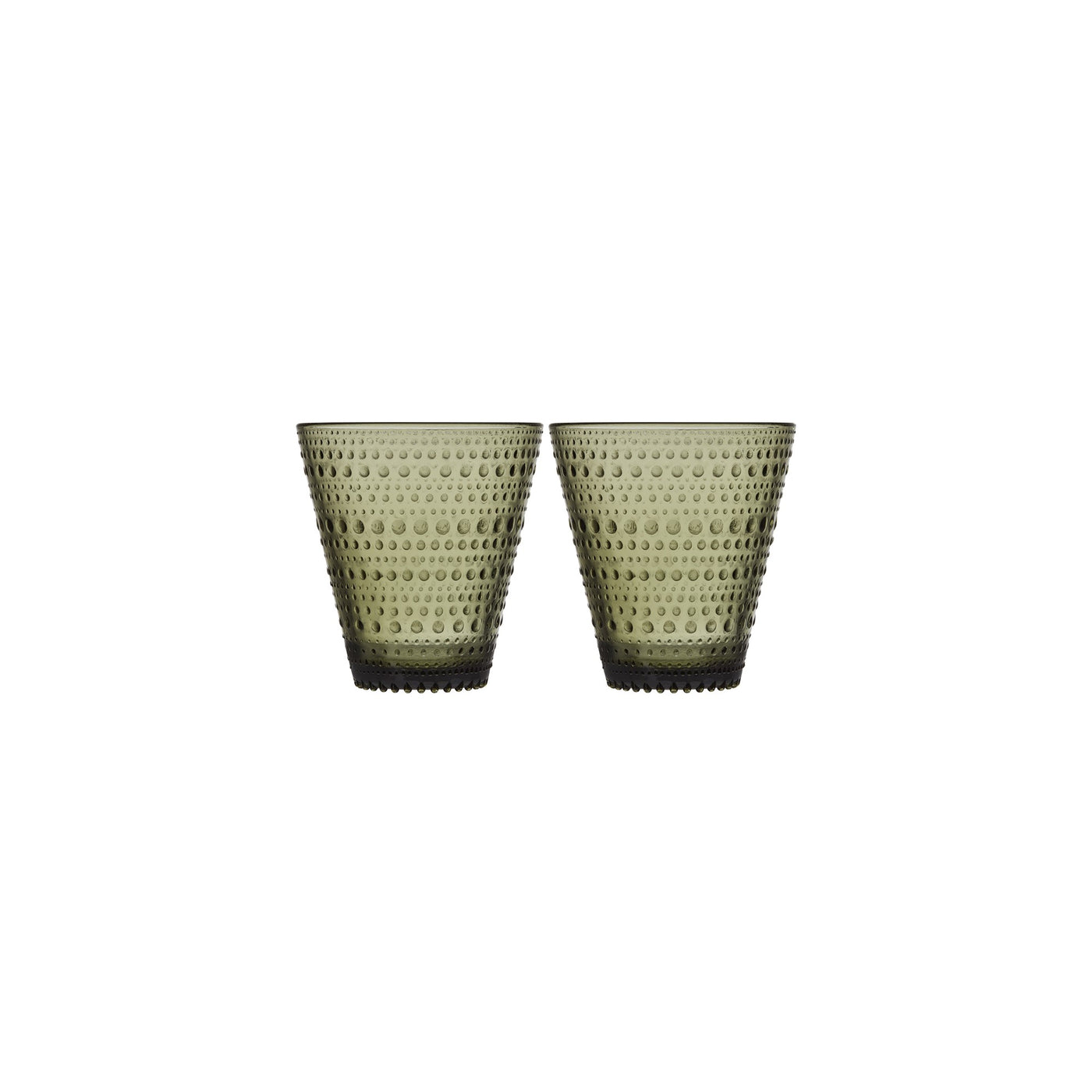 IITTALA Kastehelmi Tumbler Pair - Moss
