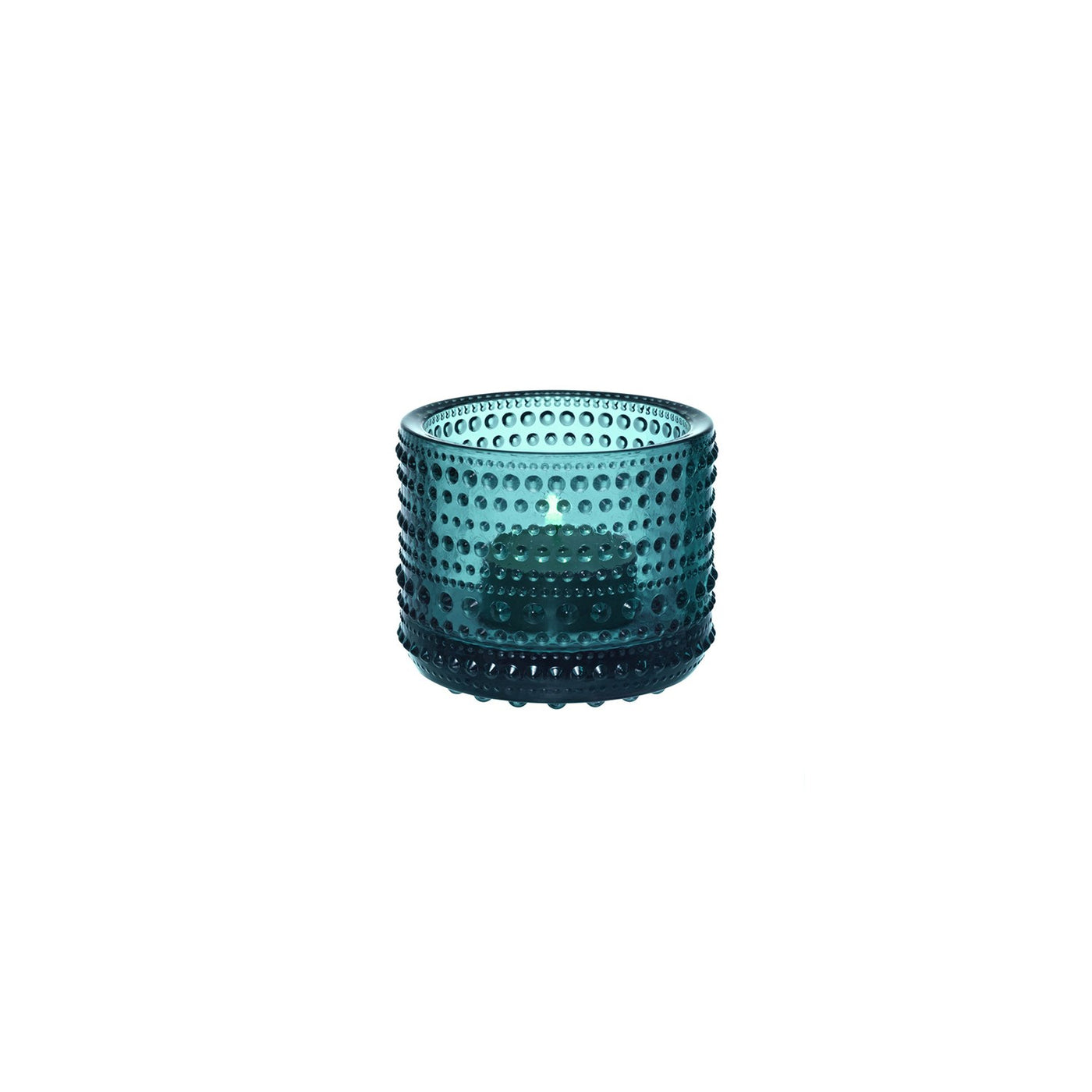 IITTALA Kastehelmi Votive Tealight Candle Holder 6.5cm - Sea  Blue