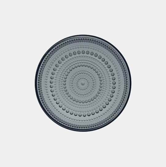 Kastehelmi Plate 17cm Dark Grey