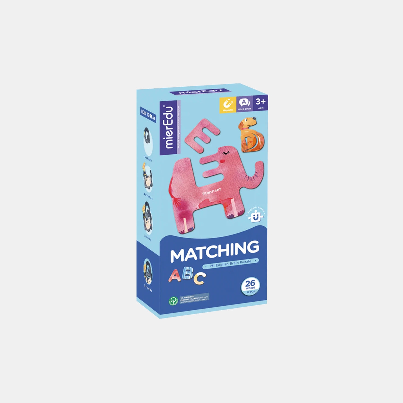 MI English Brain Puzzle - Matching ABC