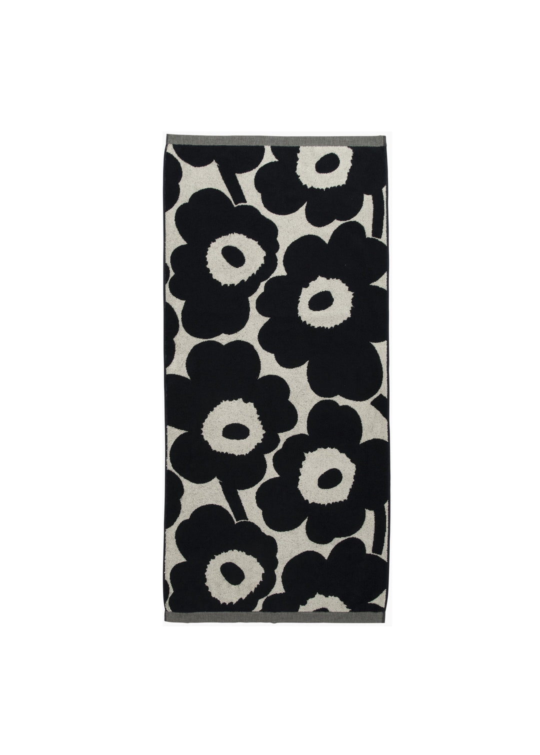 Marimekko Unikko Bath Towel 70x150 cm - Dark Blue