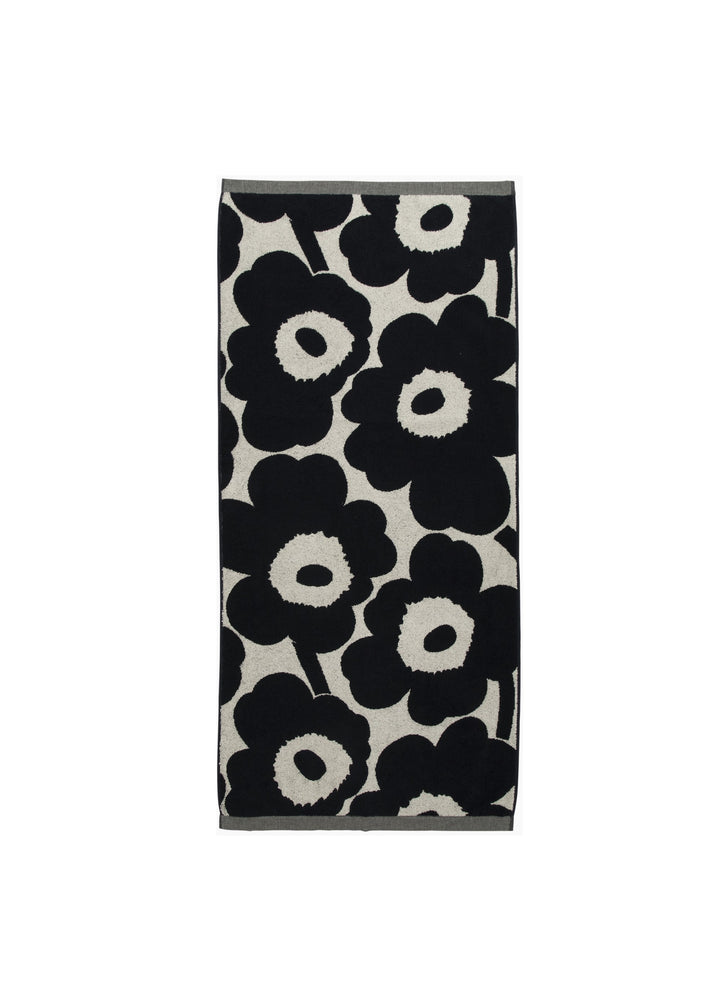 Marimekko Unikko Bath Towel 70x150 cm - Dark Blue