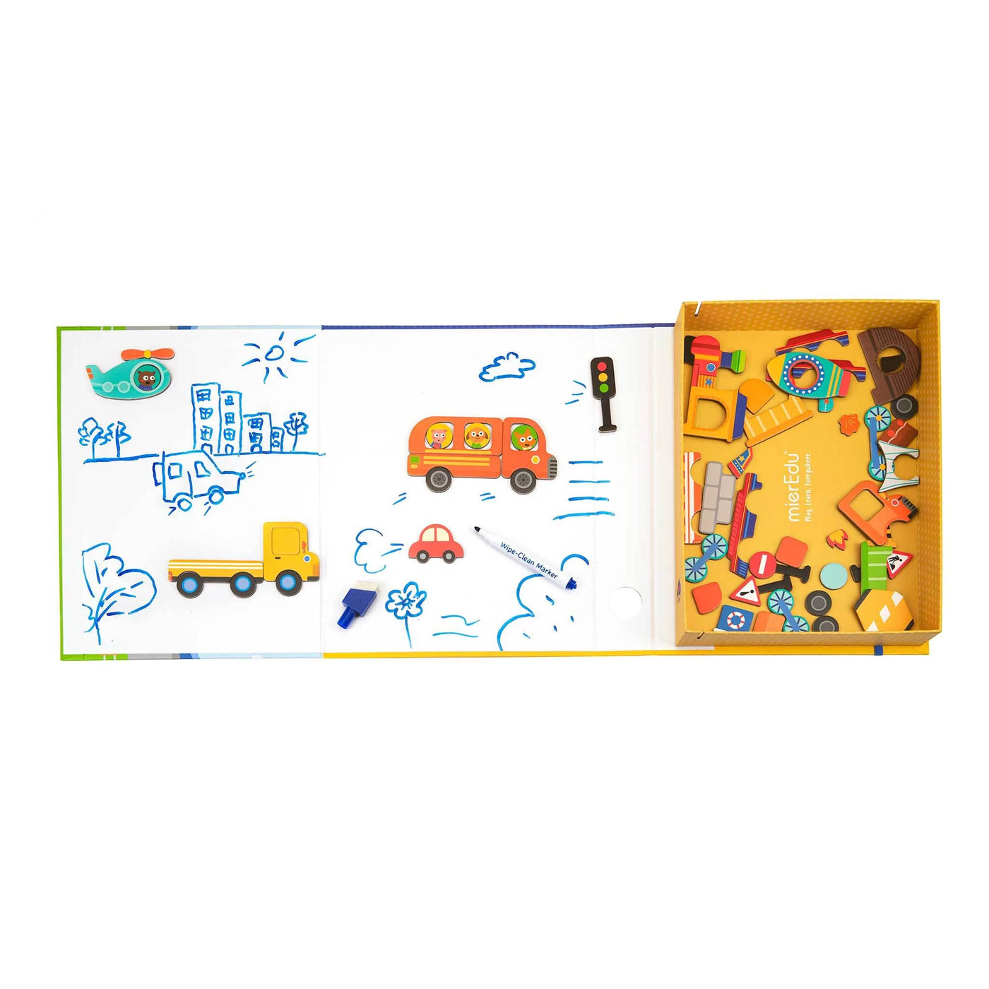 Magnetic Art Case- Vehicles