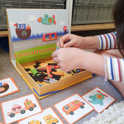 Magnetic Art Case- Vehicles