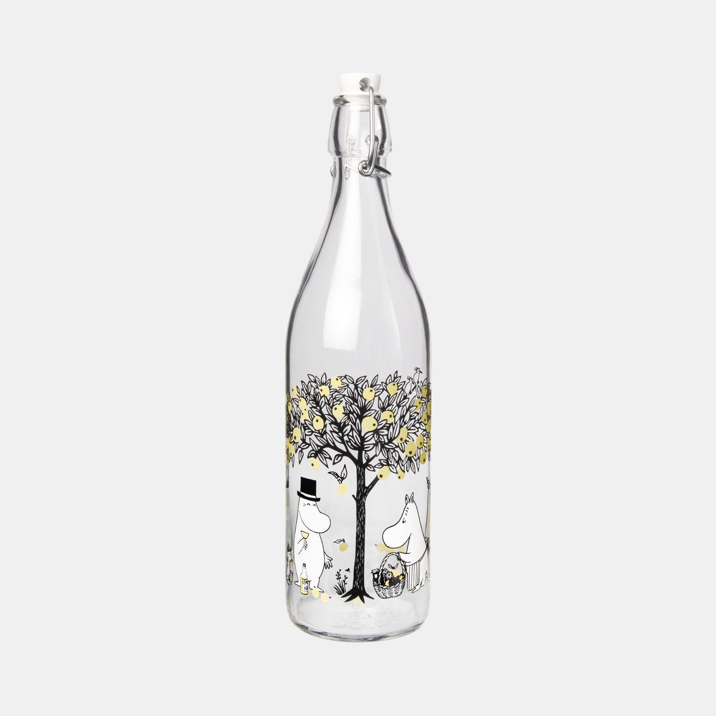 Moomin Glass Bottle Apples - 1L