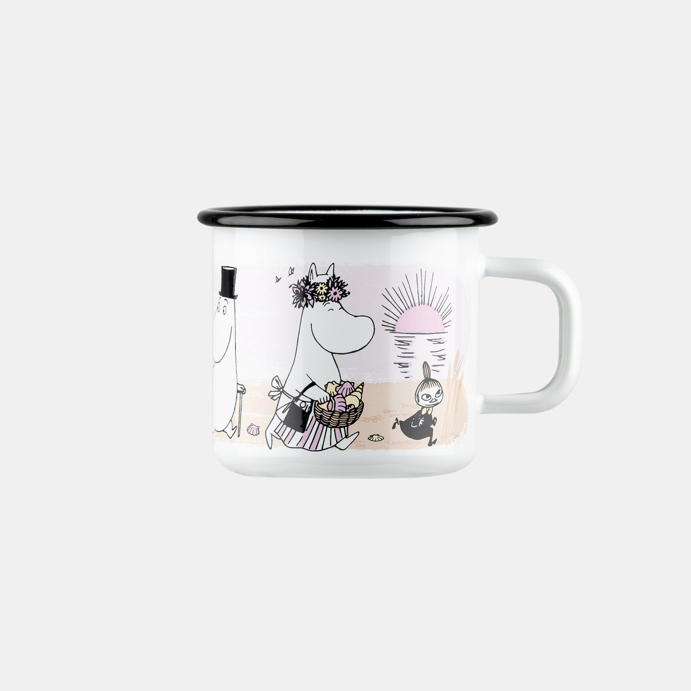 Moomin enamel mug The Beach - 370ml