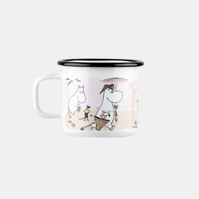 Moomin enamel mug The Beach - 370ml