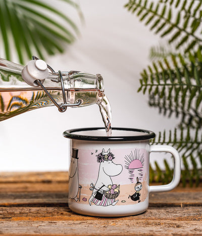 Moomin enamel mug The Beach - 370ml