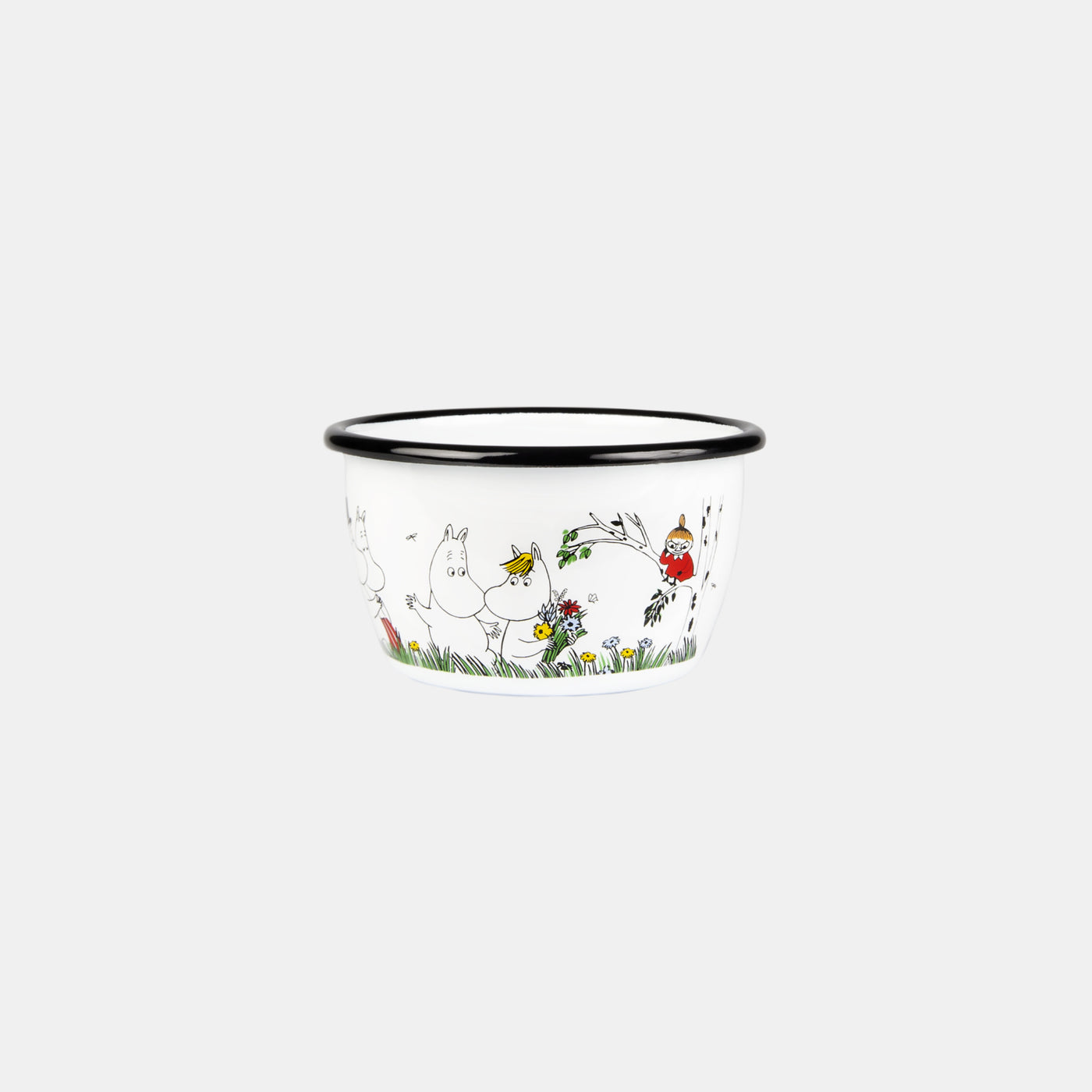 Moomin Enamel Bowl Happy Family - 300ml