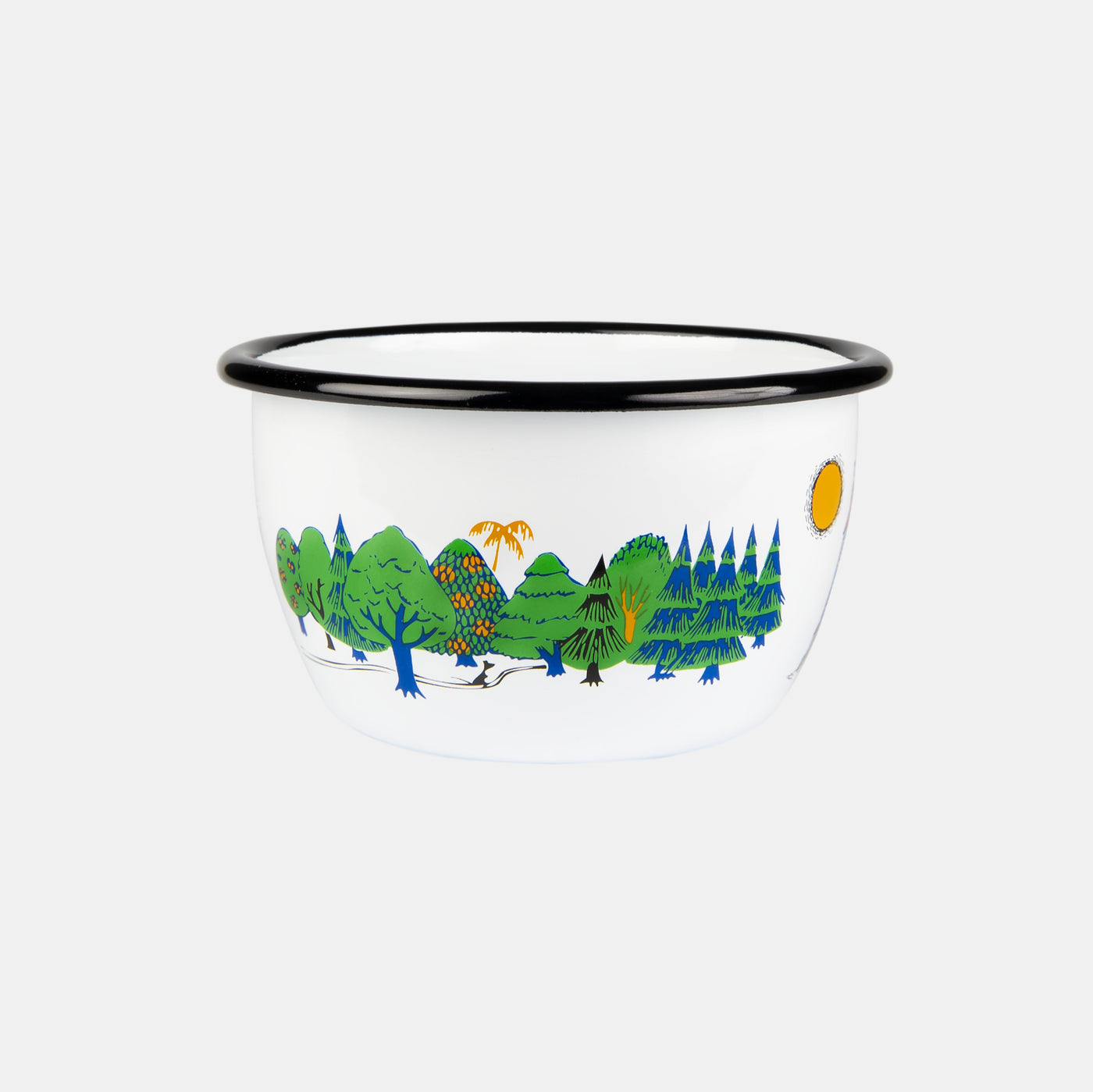 Moomin Enamel Bowl Moomin Valley - 600ml