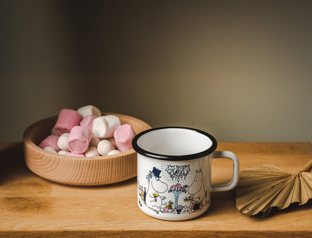 Moomin Enamel Mug Date Night - 370ml