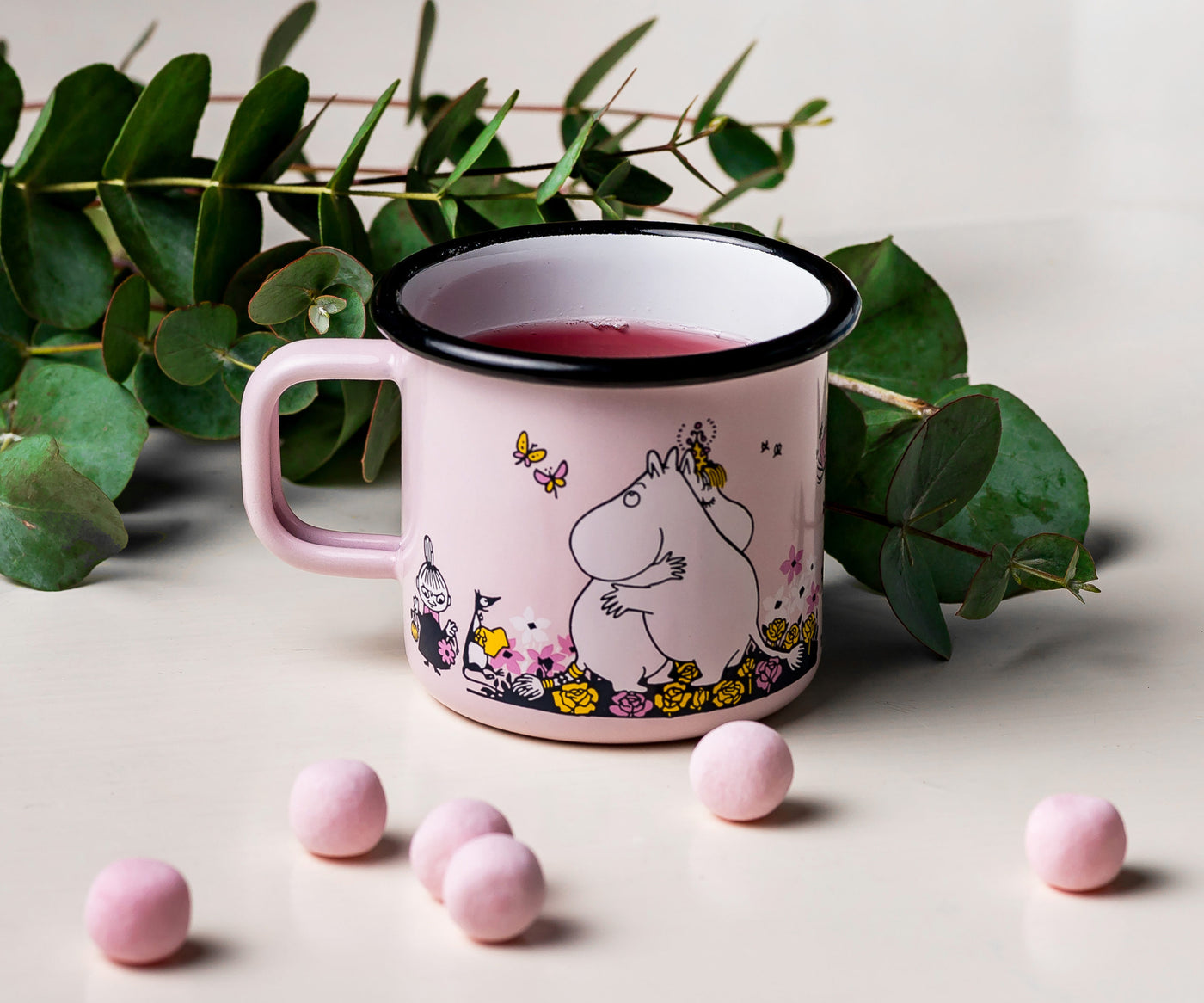 Moomin Enamel Mug Hug - 370ml