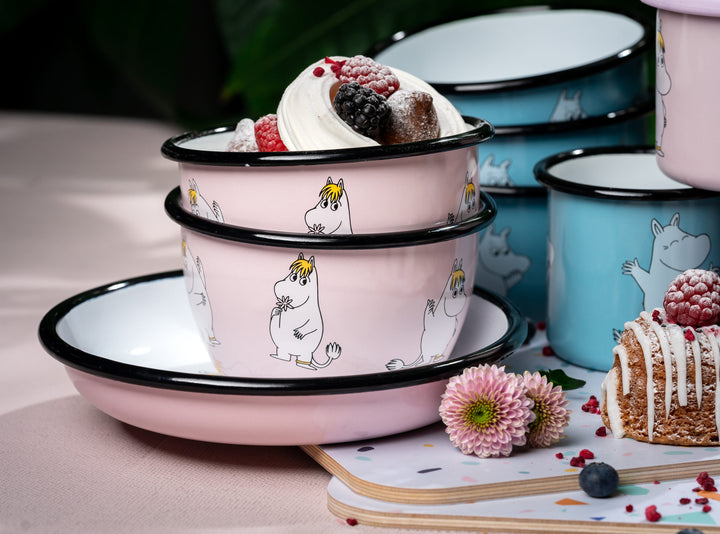 Moomin Enamel Bowl Snorkmaiden - 600ml