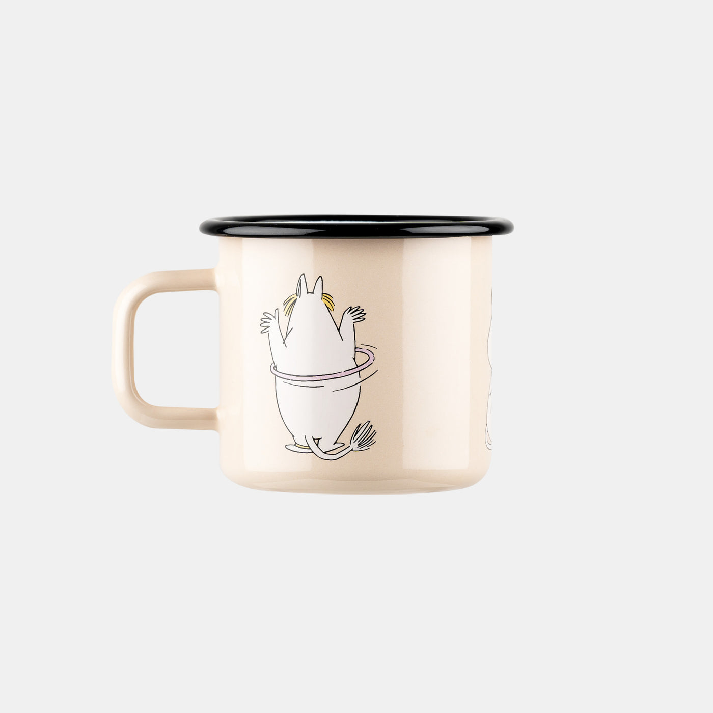 Moomin enamel mug Snorkmaiden - 370ml - Beige