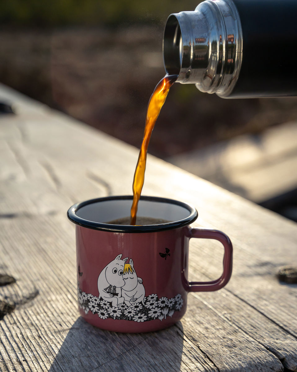 Moomin enamel mug Together forever - 370ml