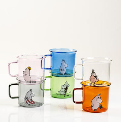 Moomin glass mug Snufkin - 350ml