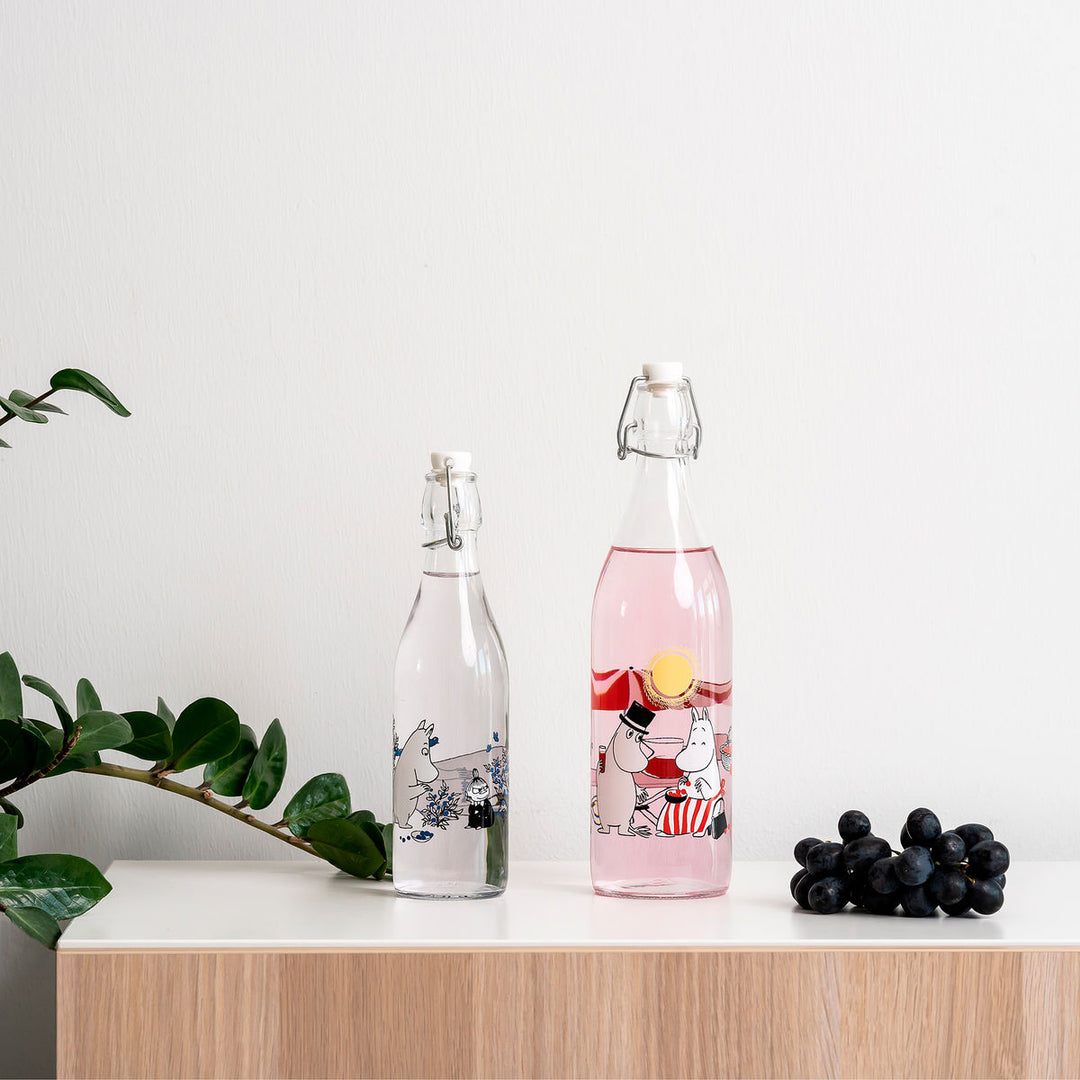 Moomin Glass Bottle Summertime - 1L