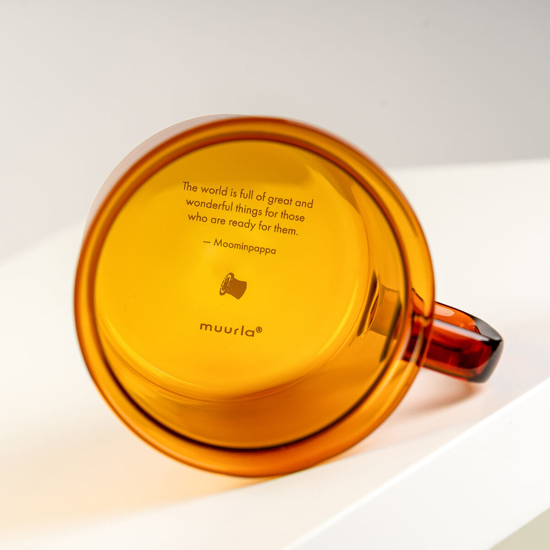 Moomin Glass Mug Moominpappa - 350ml