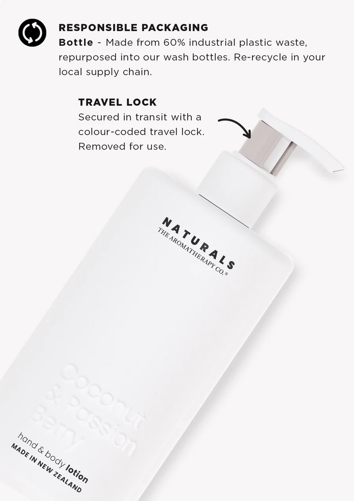 Naturals Hand & Body Lotion - Coconut & Passion Berry