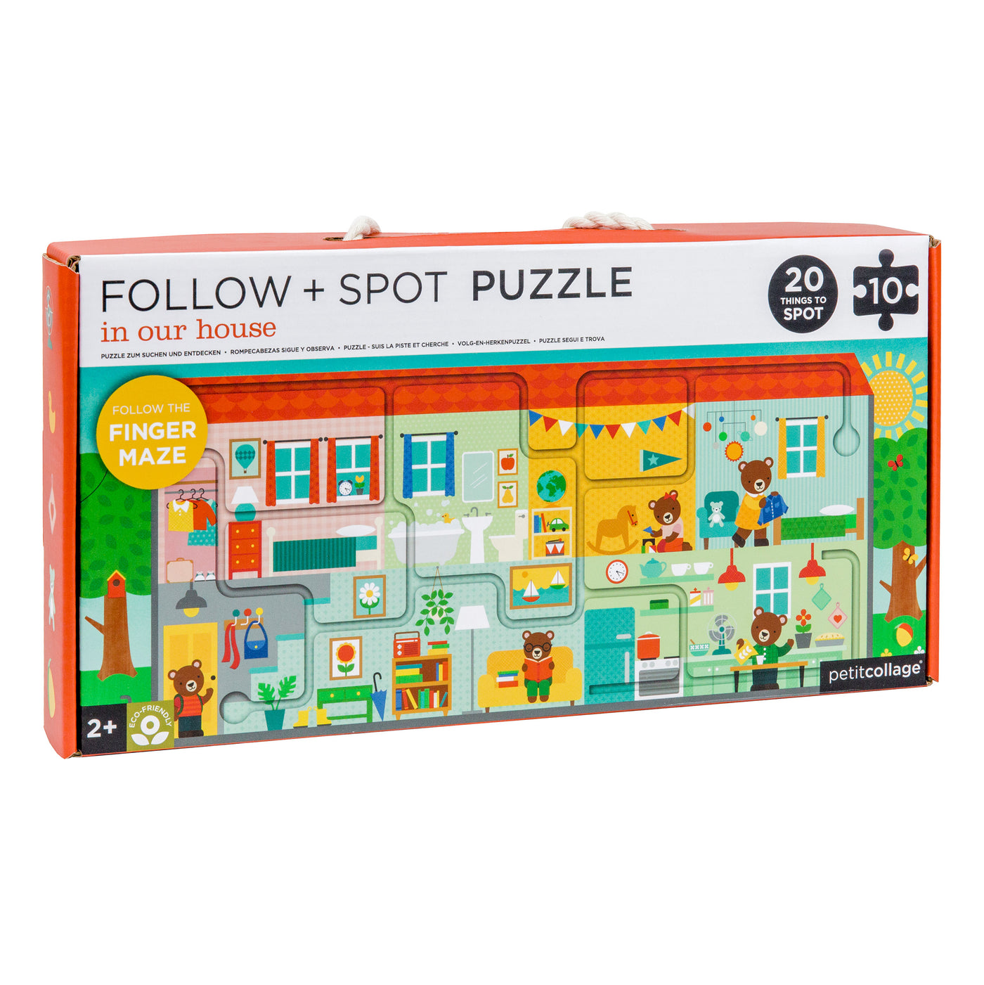 Petit Collage In Our House Follow & Spot Puzzle
