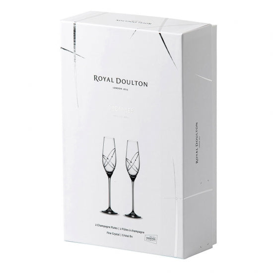 Royal Doulton Flutes With This Ring Set Of 2