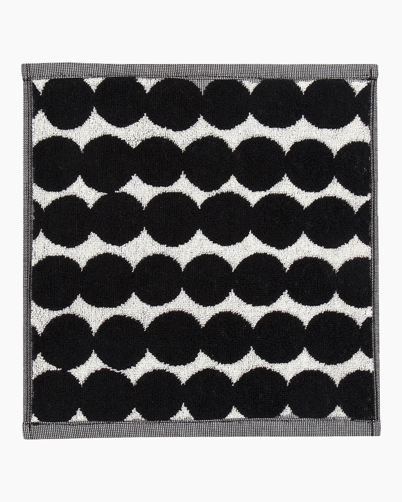 Marimekko Räsymatto mini towel 30x30 cm - Black