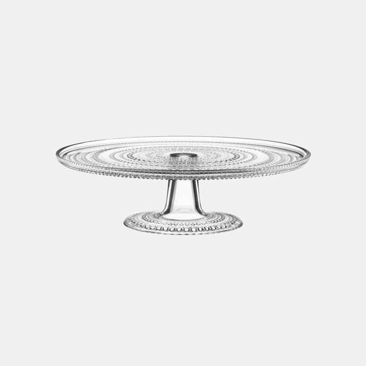 Kastehelmi Cake stand 31.5cm Clear