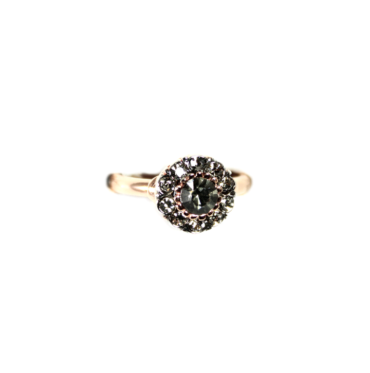 Simply Italian Crystal Circle Ring