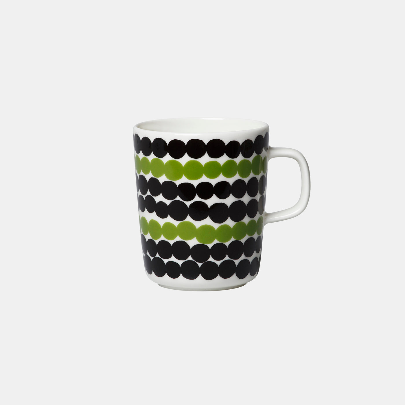 Oiva/Siirtolapuutarha mug 2.5 dl - Black and Green