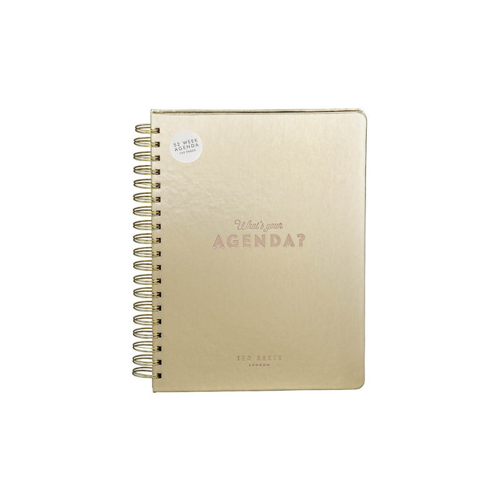 Ted Baker Agenda Planner Gold