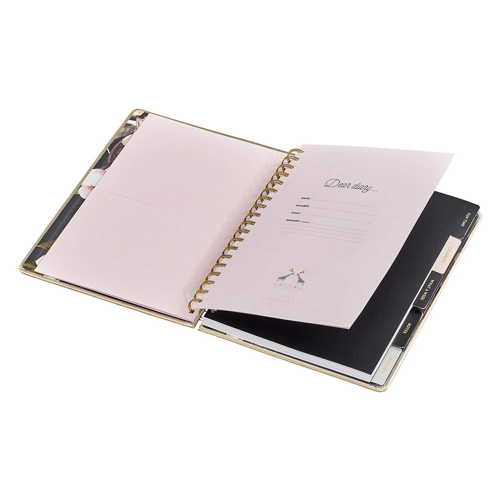 Ted Baker Agenda Planner Gold