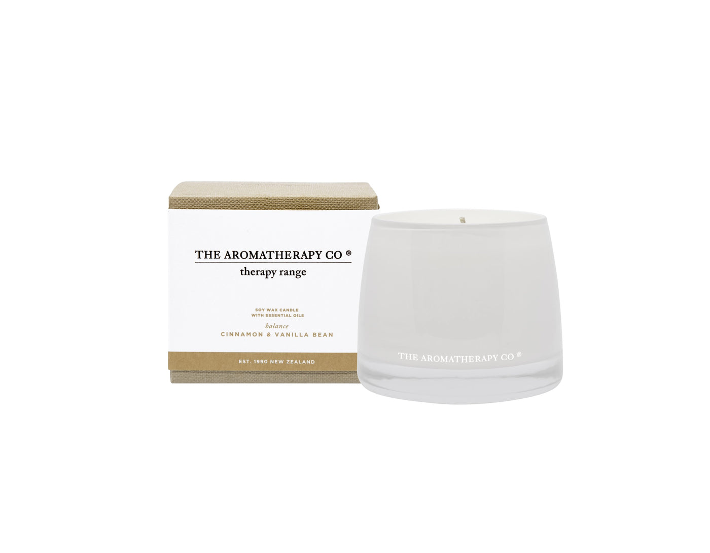 The Aromatherapy Co. Therapy Candle BALANCE - 260g Cinnamon Vanilla Bean