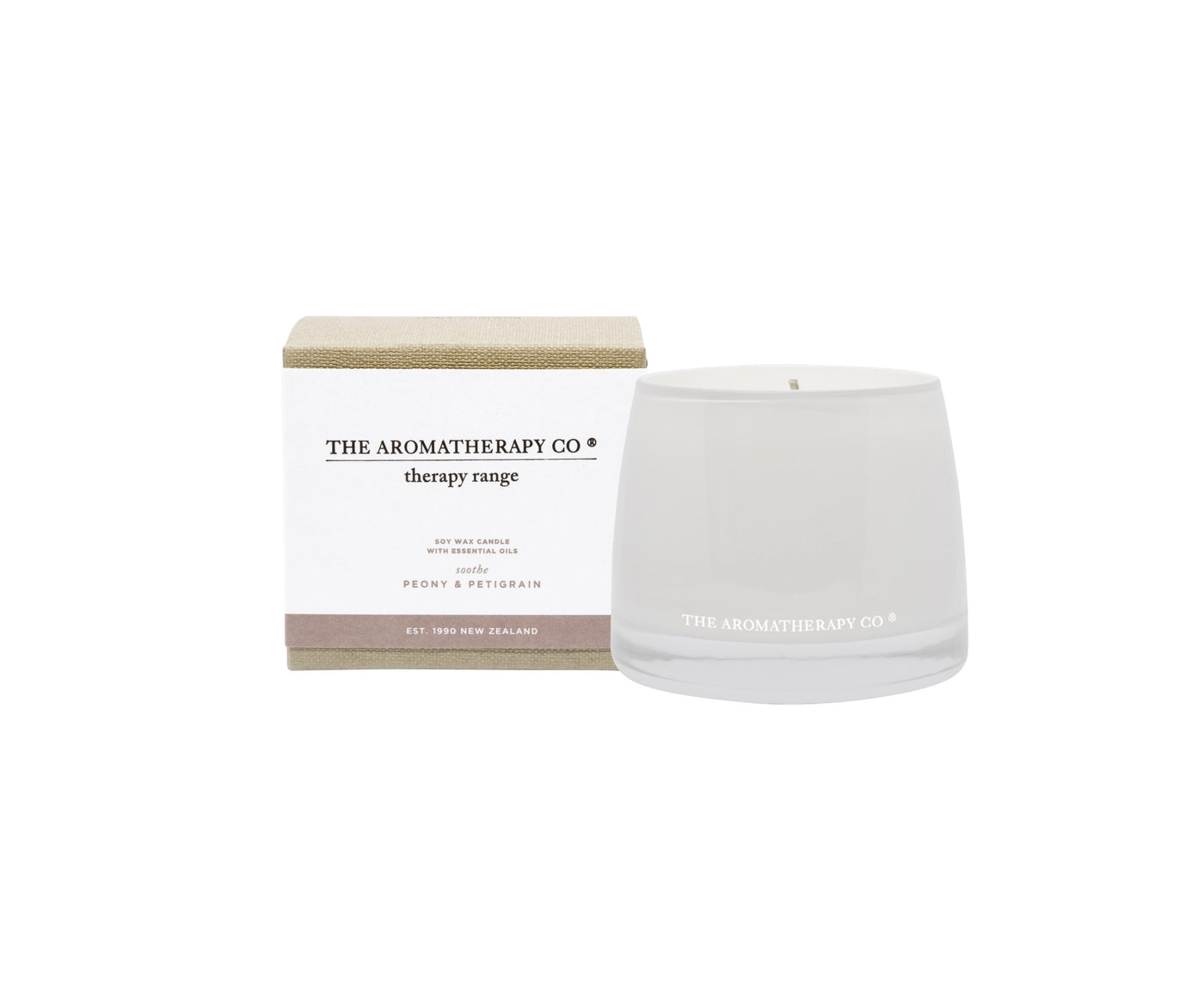 The Aromatherapy Co. Therapy Candle SOOTHE - 260g Peony and Petitgrain