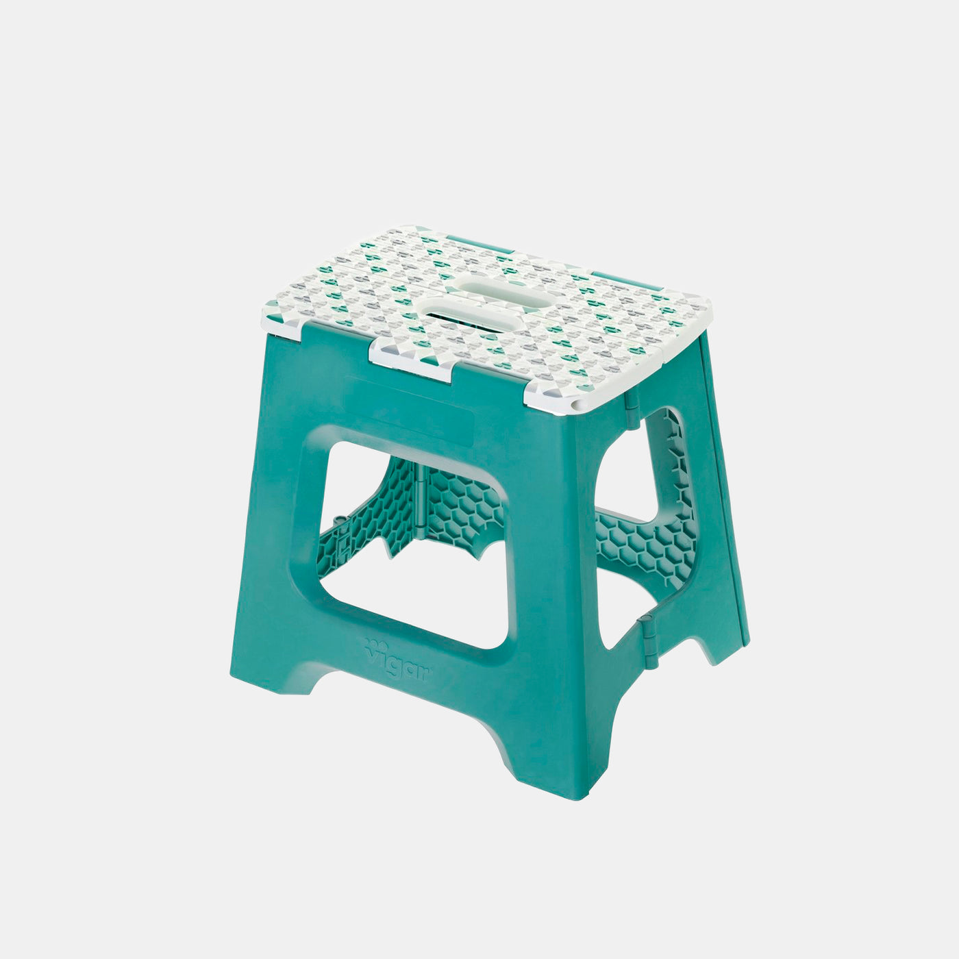 Compact Turquoise 32cm Stool