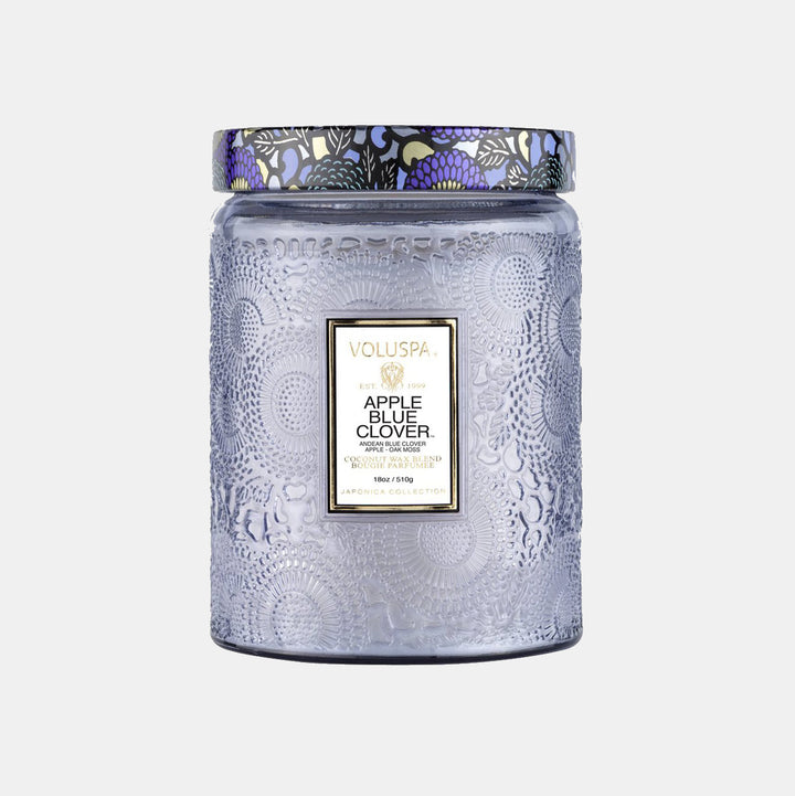 Apple Blue Clover Candle - 100hr