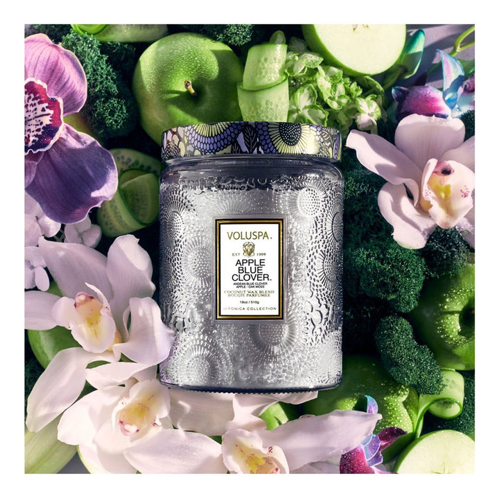 Apple Blue Clover Candle - 100hr
