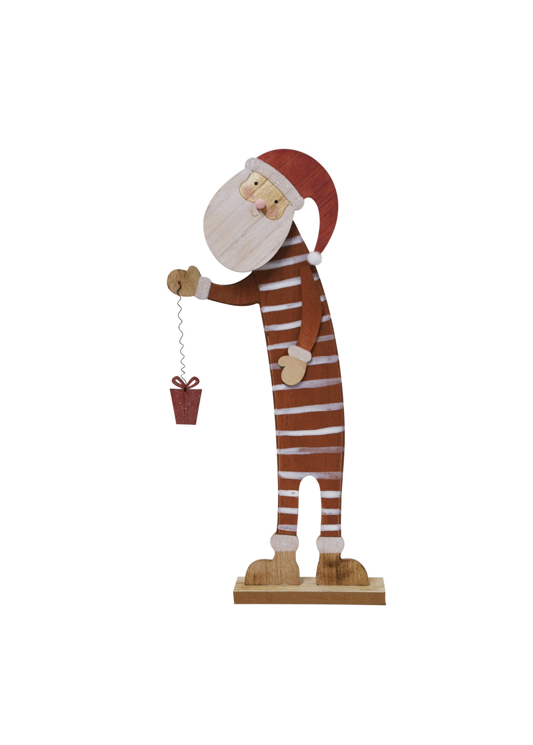 Outdo Homestore Standing Striped Santa