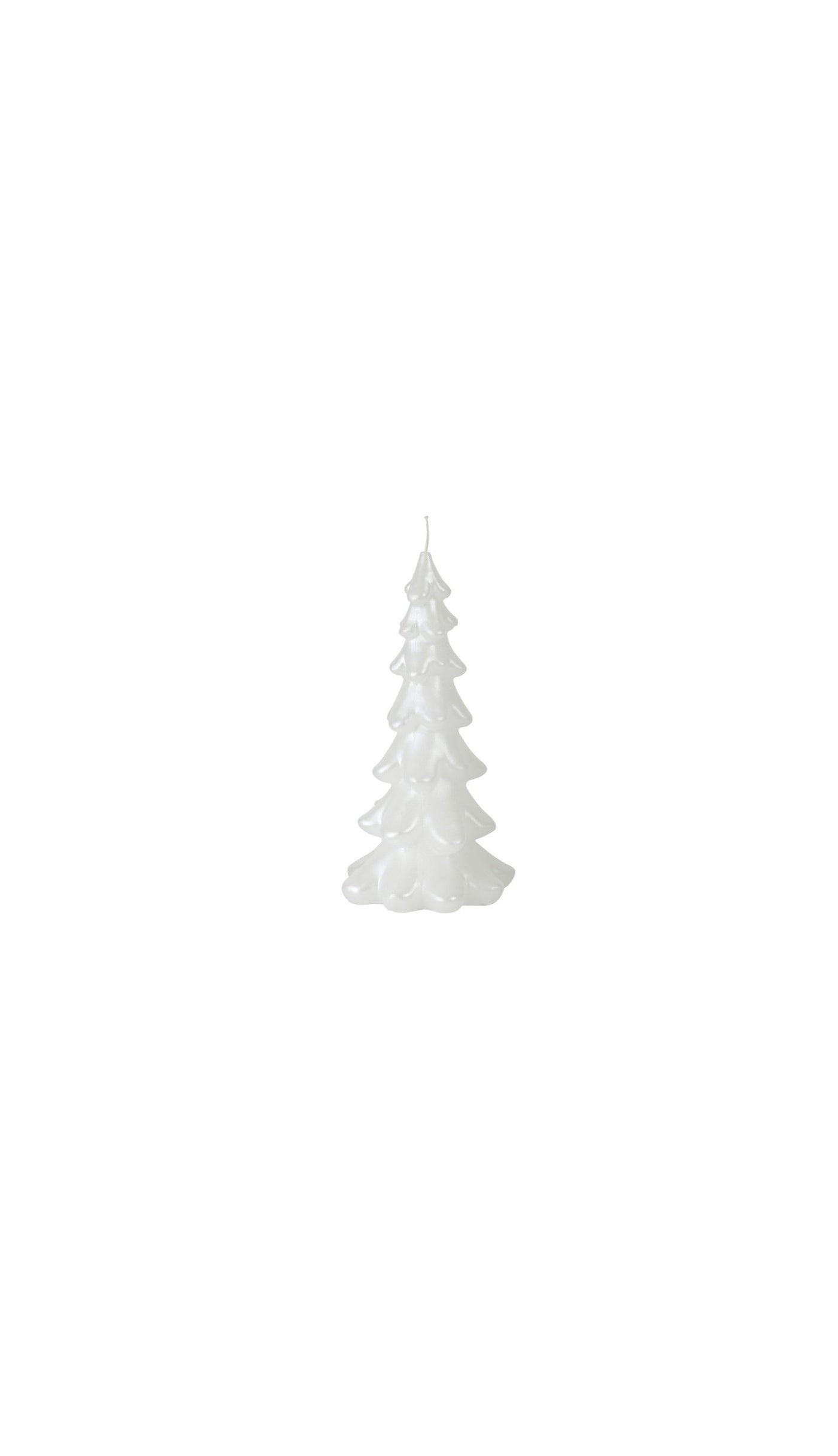 Outdo Homestore Tree Candle Tall - Pearl White