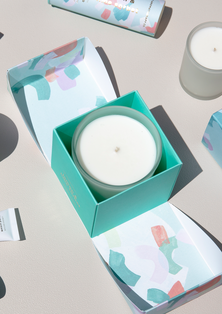 Festive Favours Limited Edition Candle 350g - Lemon & Lime Sorbet