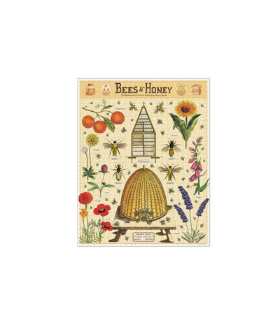 Cavallini & Co. Bees & Honey Vintage Puzzle - 1000 pieces